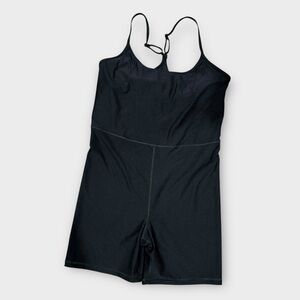 Old Navy Active Cloud Go-Dry Black Romper Size L